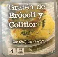 Gratén de brocoli y coliflor