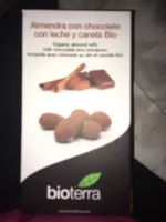 Almendra con chocolate con leche y canela bio