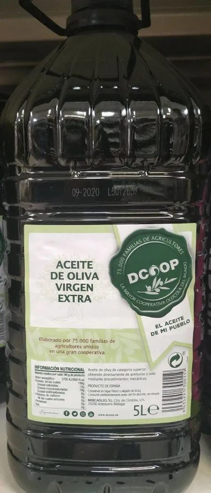 Aceite de oliva virgen extra