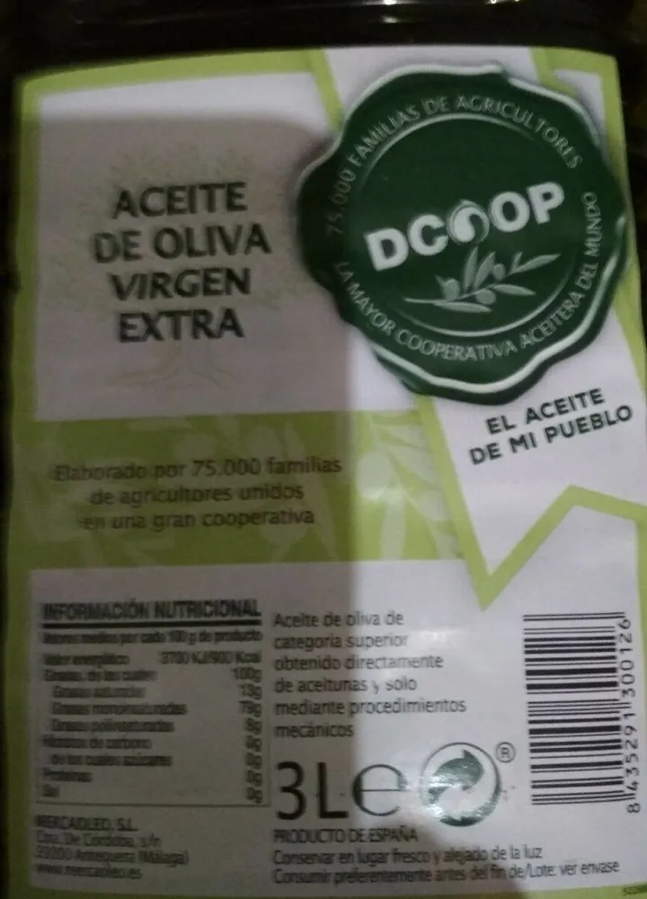 Aceite de Oliva Virgen Extra