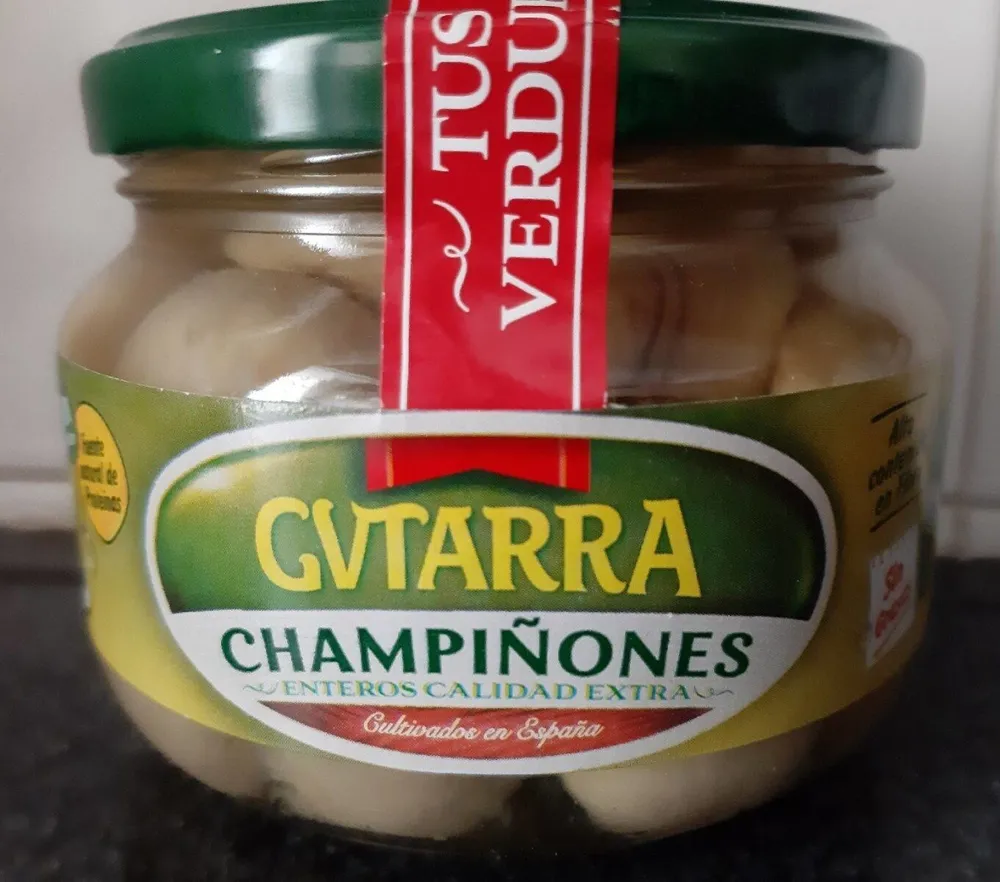 Champiñones enteros calidad extra