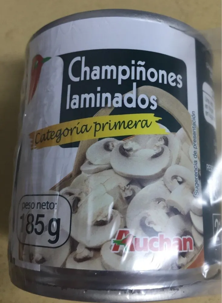 Champiñones laminados