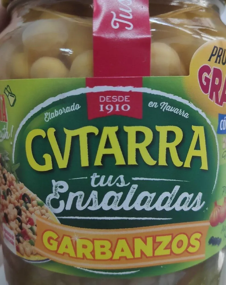 Gvtarra tus ensaladas. Garbanzos