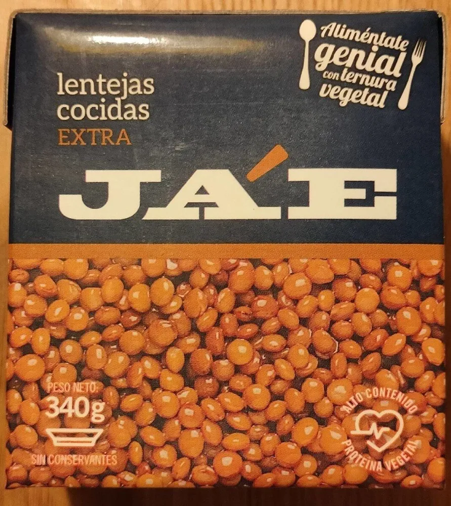 Lentejas cocidas extra