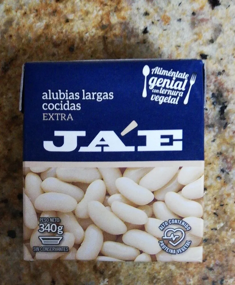 Alubias largas cocidas