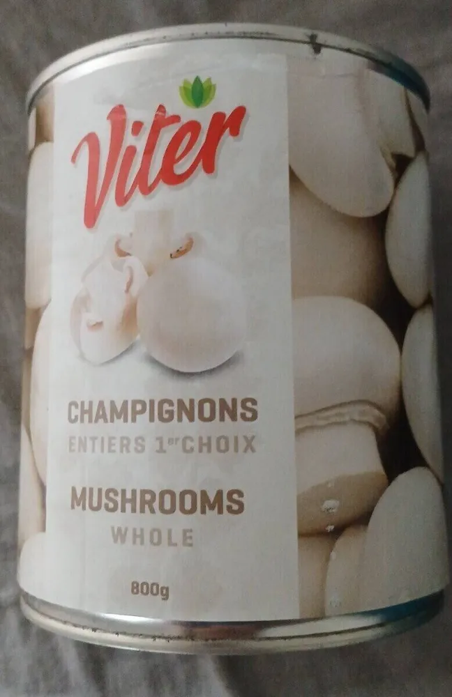 Champignons entiers
