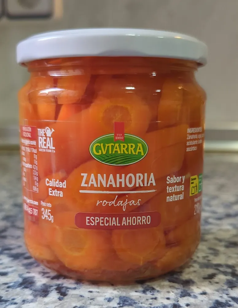 Zanahoria rodajas