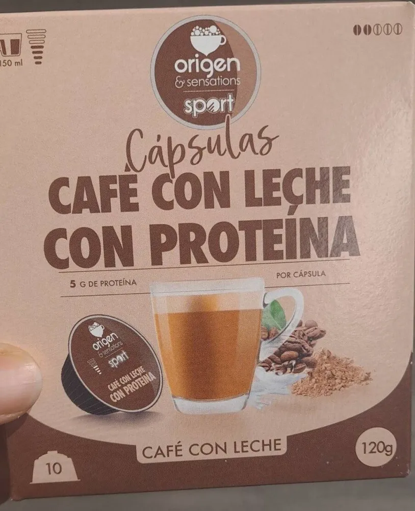 Café con leche con proteína