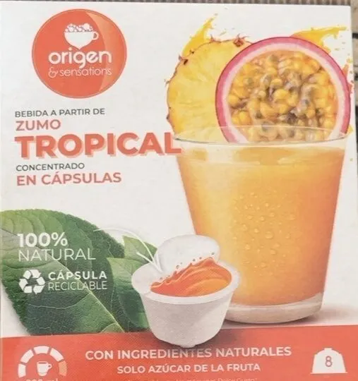 Zumo Tropical concentrado en capsulas