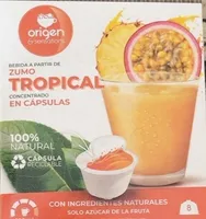 Zumo Tropical concentrado en capsulas