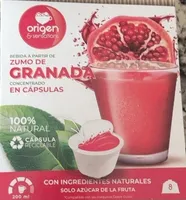 Zumo de Granada Concentrado en capsulas