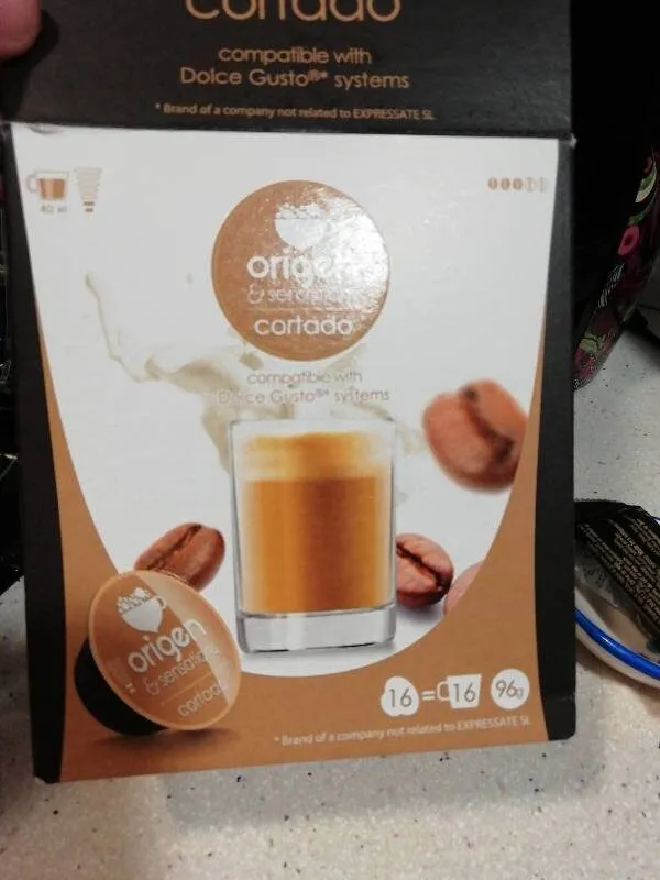 Cápsulas Compatibles Dolce Gusto Café Cortado Origen