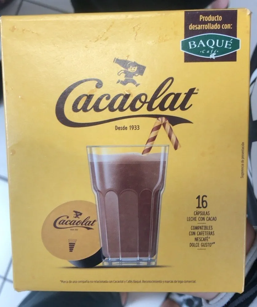 Capsulas cacaolat