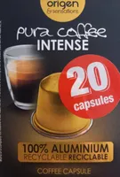 Cápsulas café aluminio intensidad 8