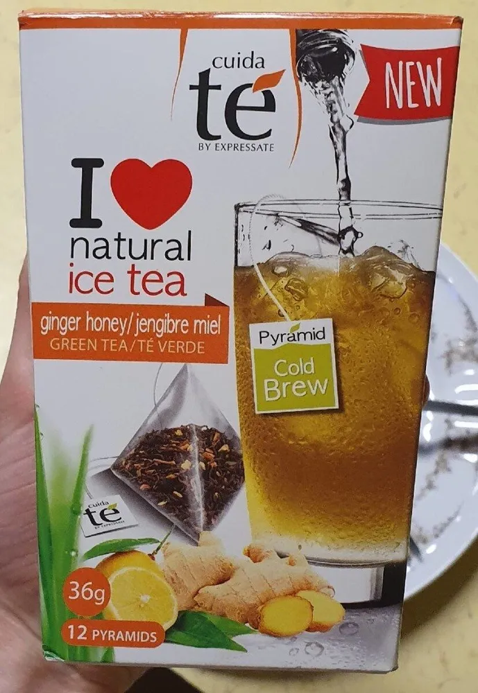Natural ice tea gingembre miel