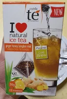 Natural ice tea gingembre miel