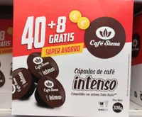 Cápsulas Cafe intenso siena