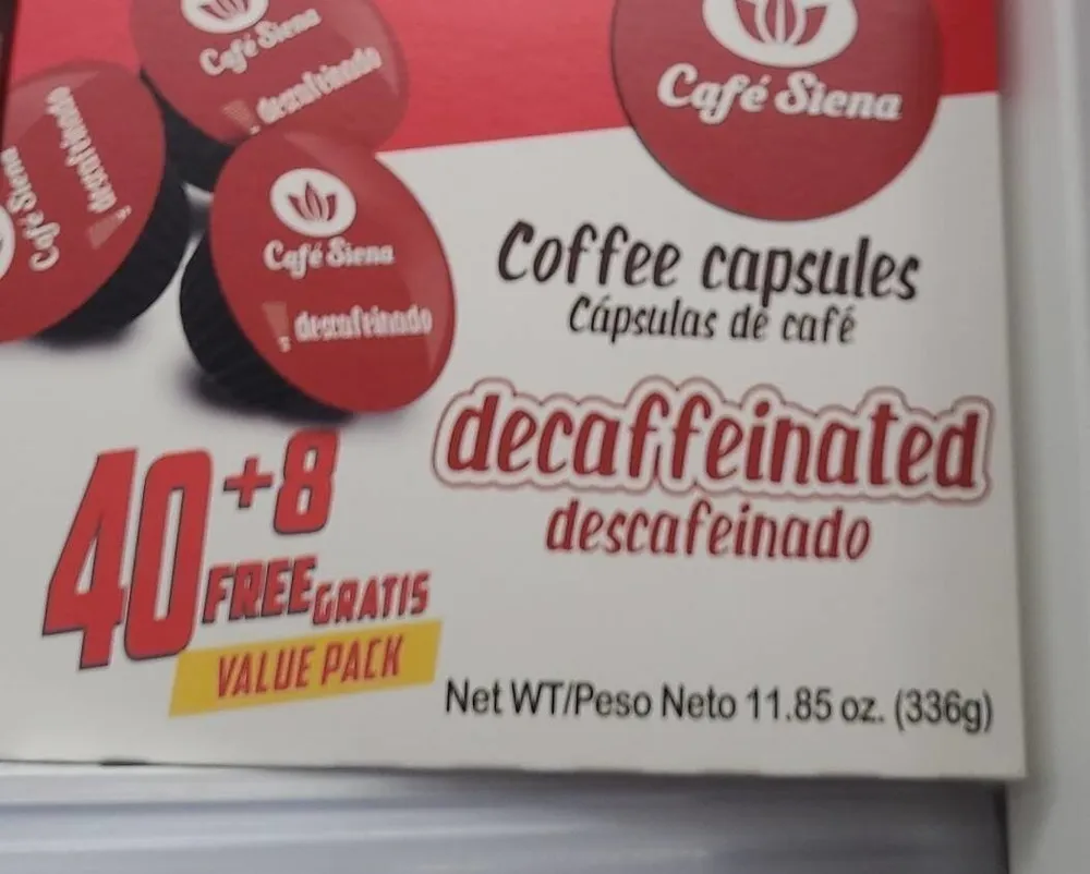 Descafeinado cápsulas