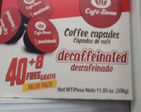 Descafeinado cápsulas