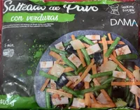 Salteado de pavo con verduras