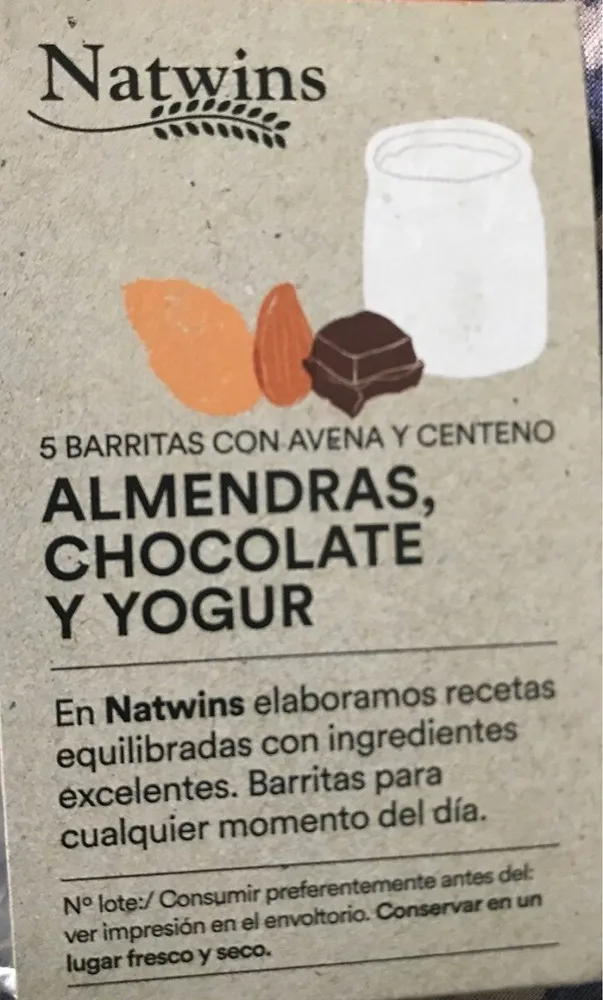 ALMENDRAS, CHOCOLATE Y YOGUR