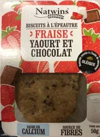 Biscuit à l'épeautre fraise,yaourt et chocolat