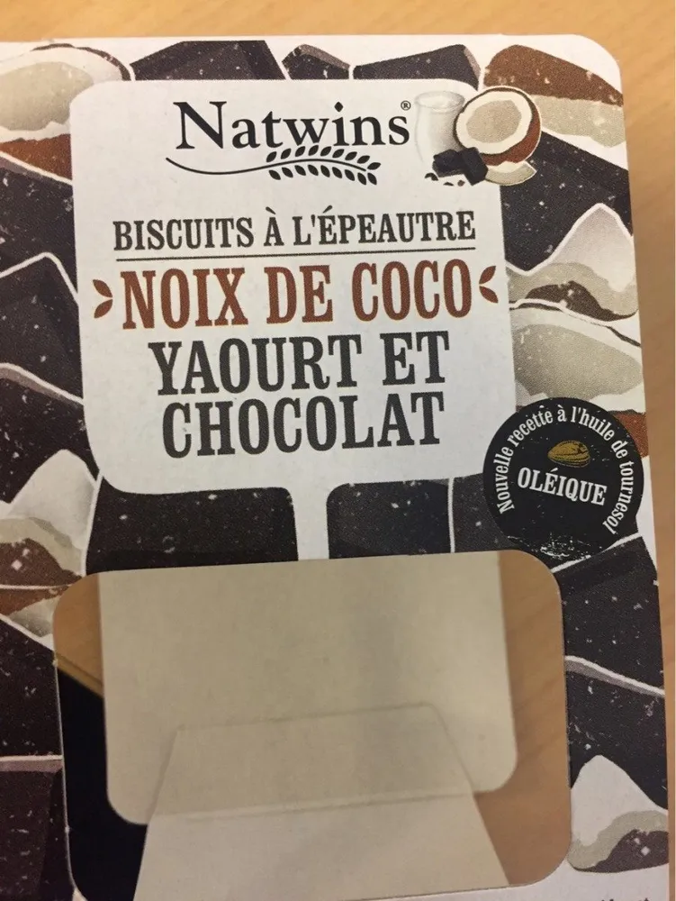 Biscuits à l'épeautre noix de coco chocolat
