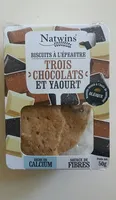 Biscuits à l'épeautre trois chocolats et Yaourt