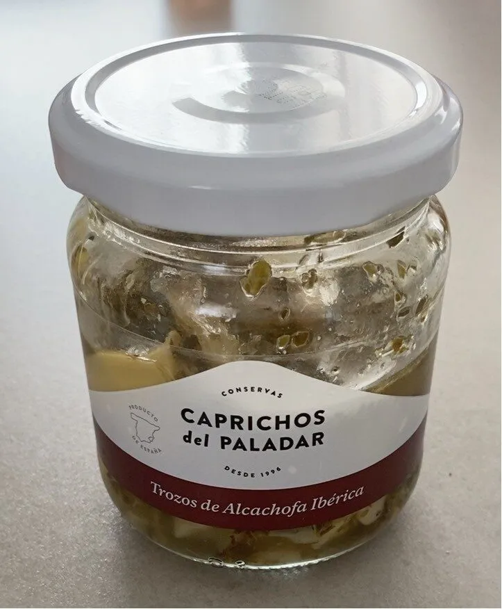 Trozos de alcahofa iberica