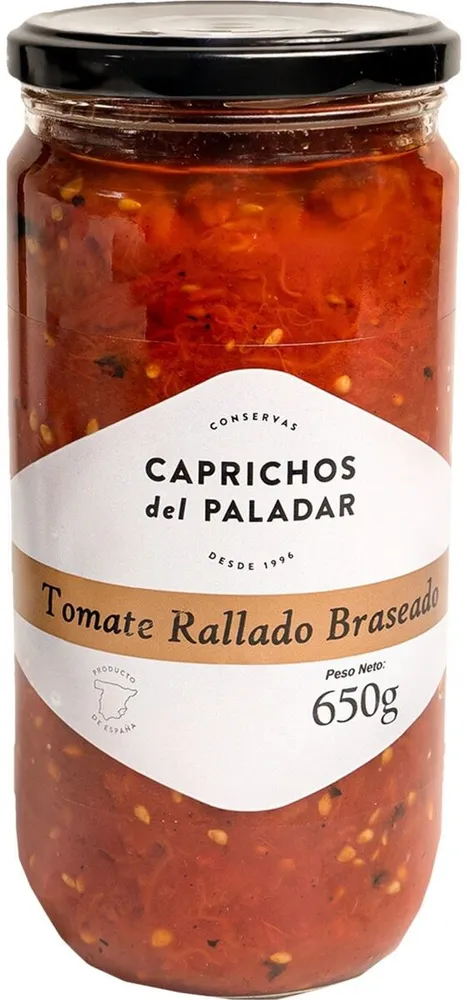 Tomate rallado braseado