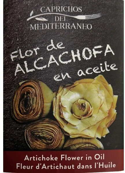 Flor de alcachofa aceite