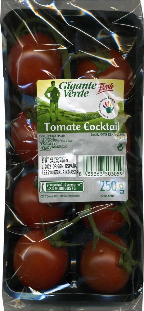 Tomates en rama "Gigante Verde"