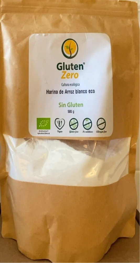Harina de arroz blanco eco
