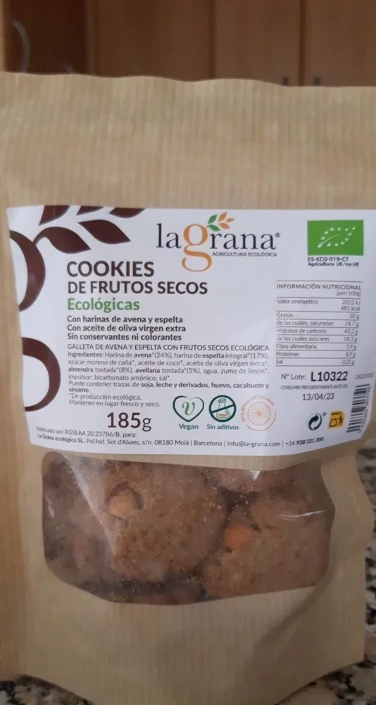 Cookies de Frutos Secos