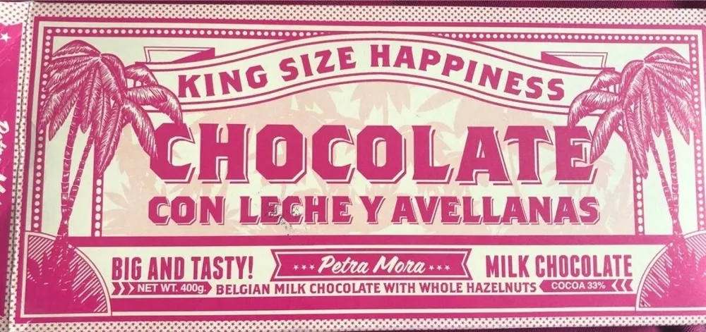 Chocolate con leche y avellanas