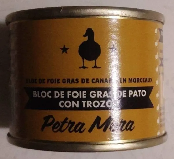 Bloc de foie gras de pato con trozos