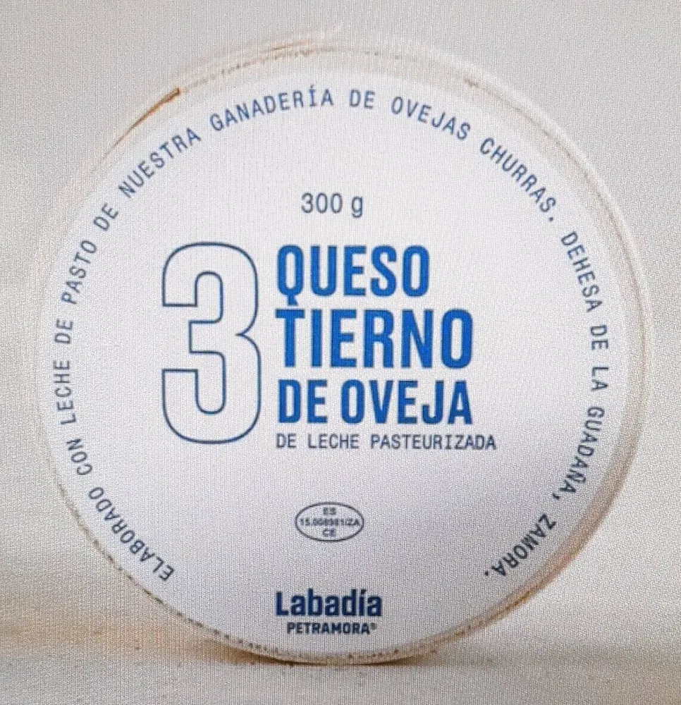 Quedo tierno oveja leche pasteurizada