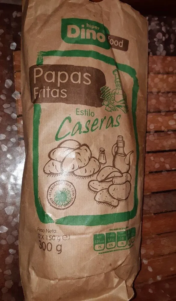 Papas Fritas estilo caseras