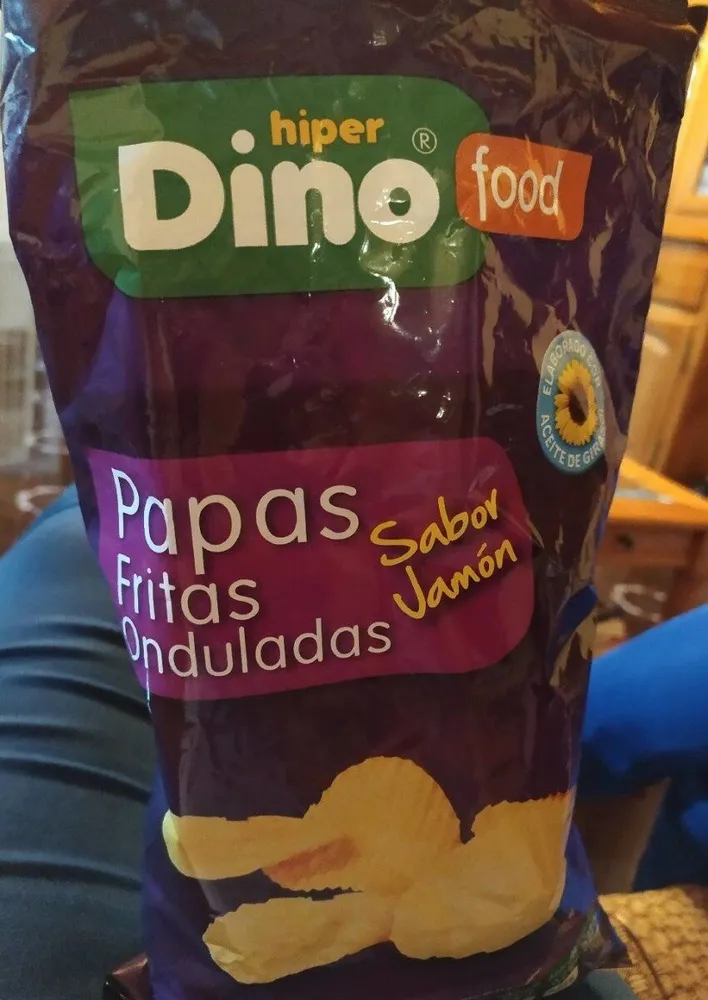 Papas Fritas Onduladas Jamón