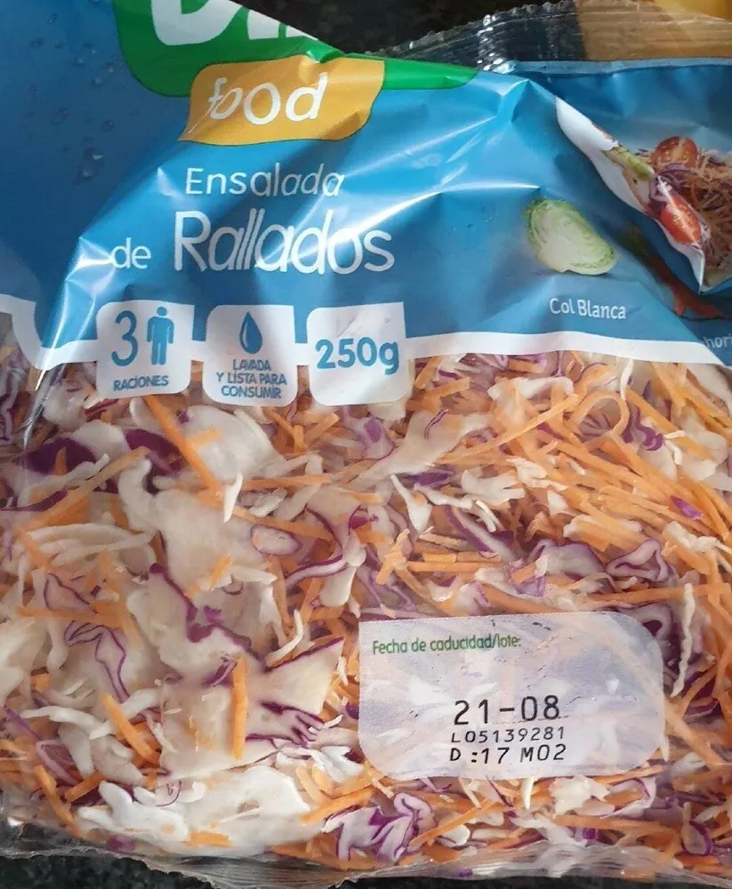 Ensalada rallados