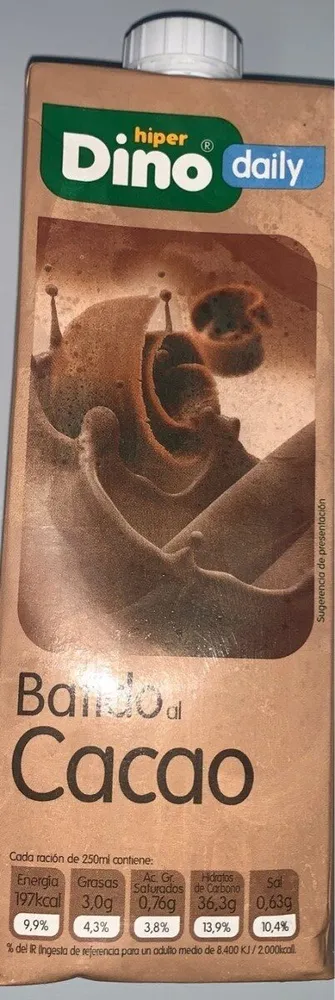 Batido al cacao