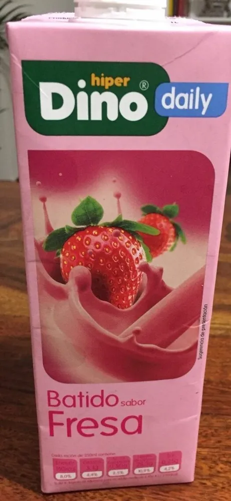Batido sabor fresa