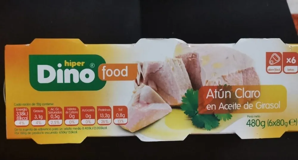 Atún Claro en Aceite de Girasol