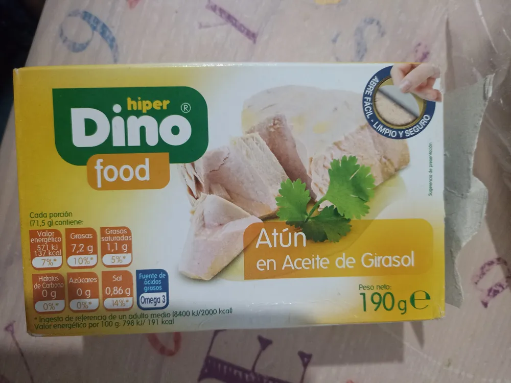 Atún en aceite de girasol