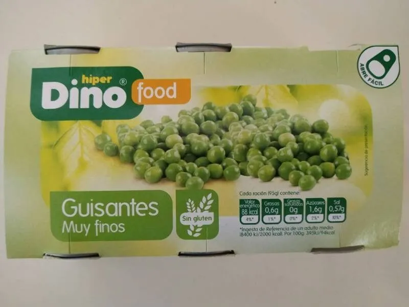 Guisantes muy finos