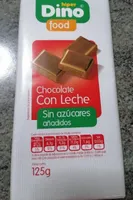 Chocolate con leche sin azúcares añadidos