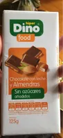 Chocolate con leche y almendras sin azúcares añadidos