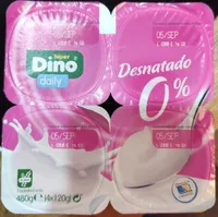 Yogur desnatado daily dino