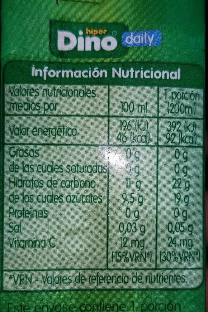 Zumo de manzana