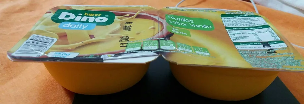 Natillas sabor vainilla